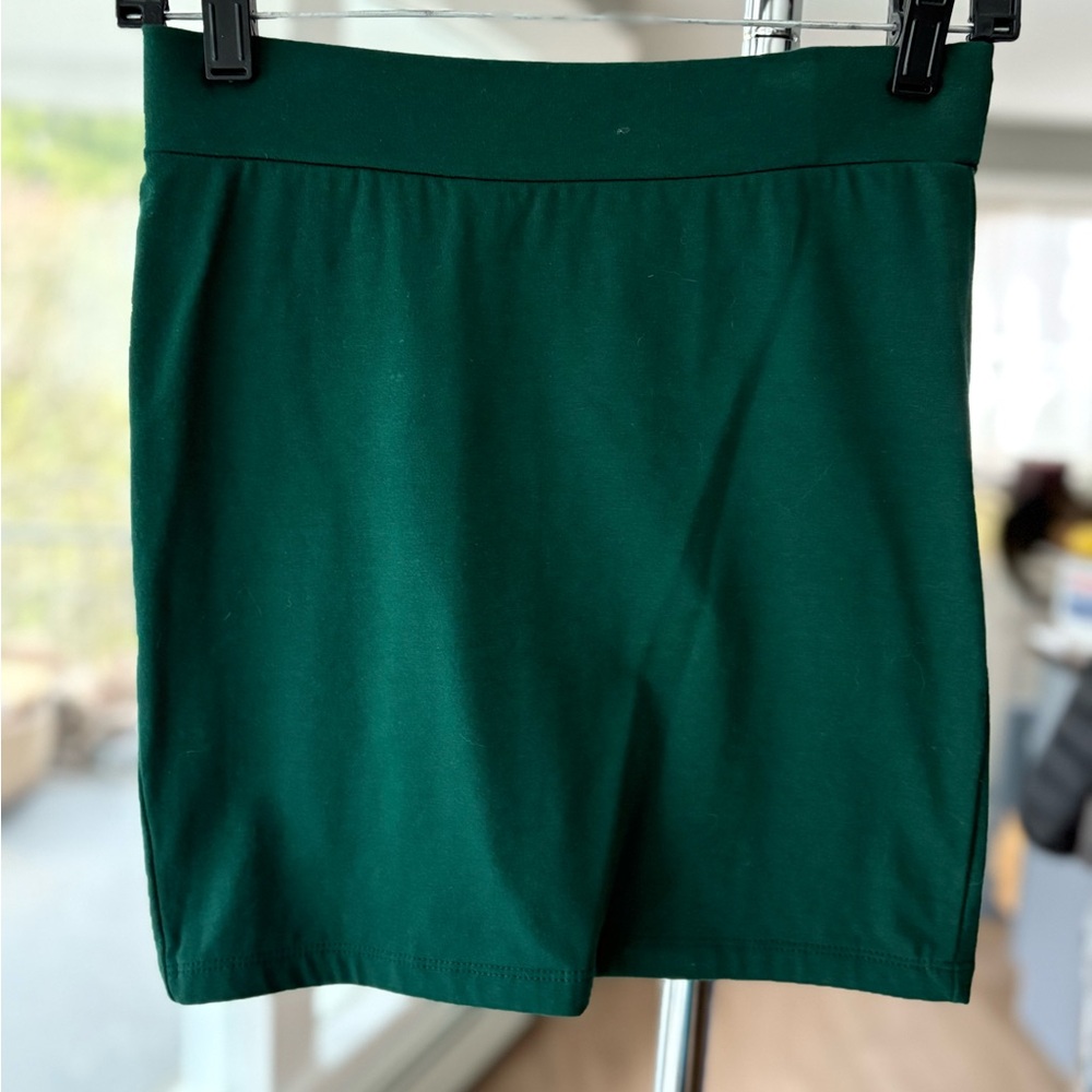 Green Mini Skirt